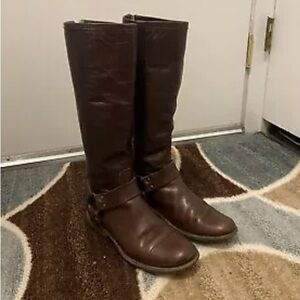 Women’s vintage Frye brown leather Philip harness boots 5.5B